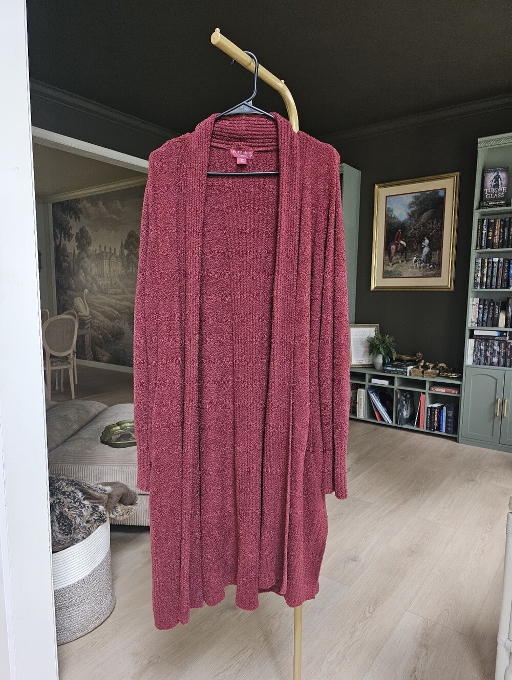Barefoot Dreams Cozychic Lite Knit Petite XL Catalina Cardi - Picture 3 of 10